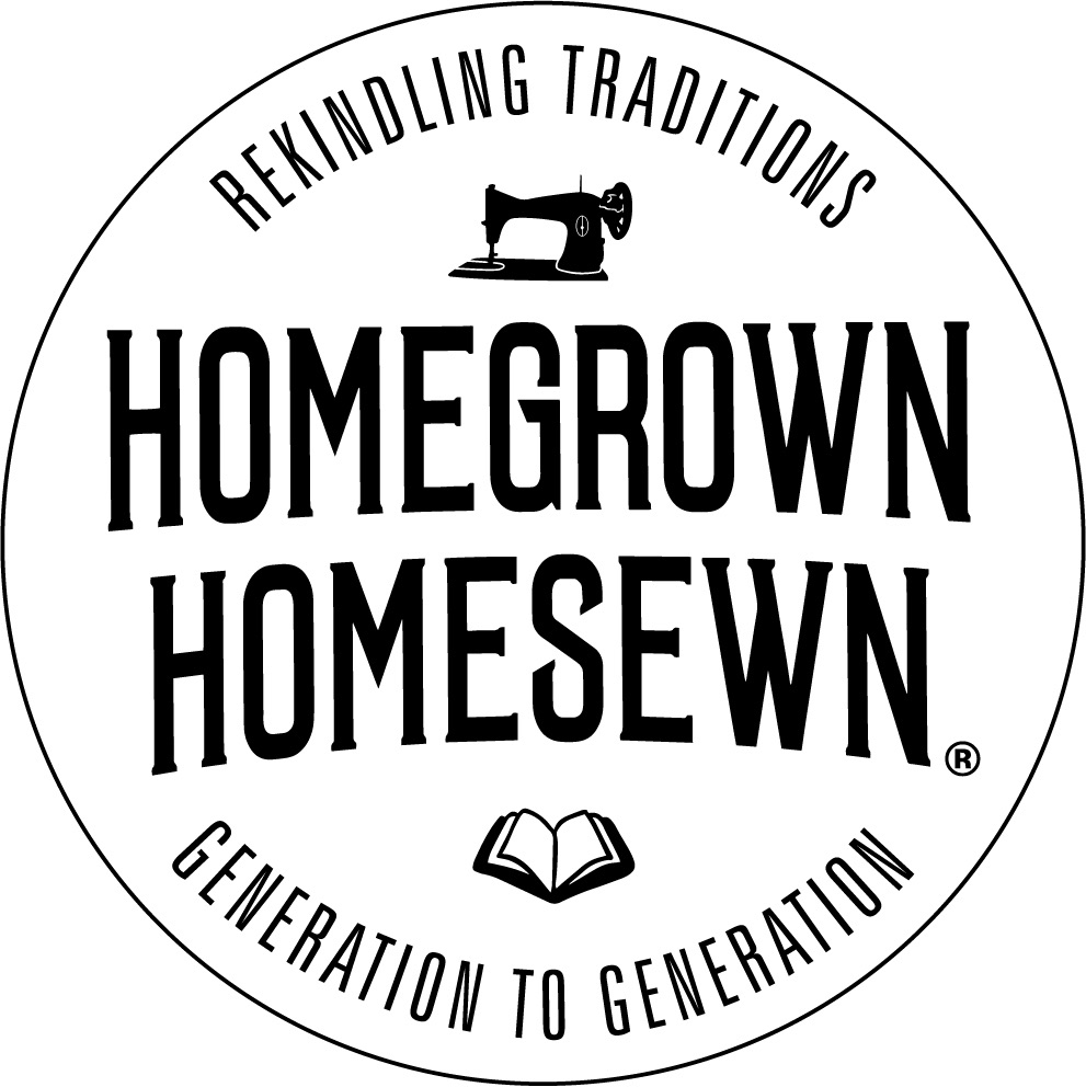 HomeGrown HomeSewn Logo